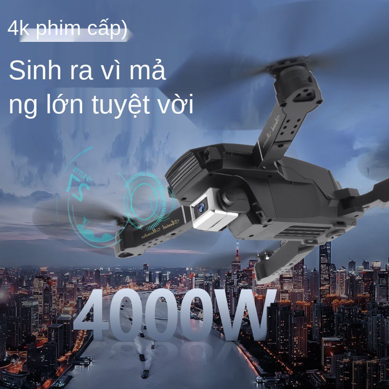 Gấp cố định độ cao máy bay điều khiển từ xa 4k UAV HD chuyên nghiệp Chụp ảnh trên không quadcopter đồ chơi sạc