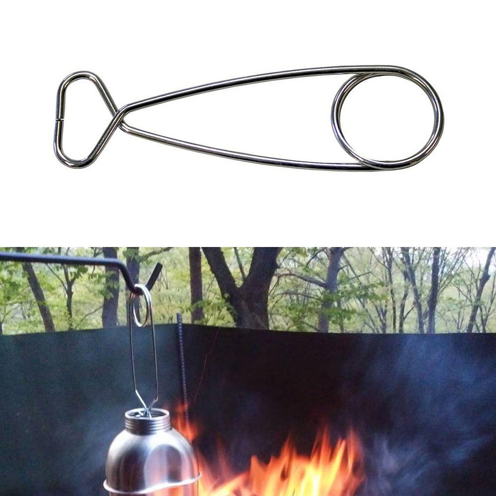 Vanes1 Móc Treo Bình Nước Bằng Thép Lò Xo Tiện Dụng Khi Đi Câu Cá / Cắm Trại