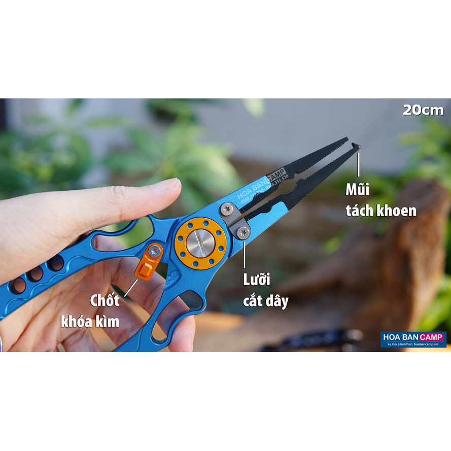 Kìm Đa Năng Tách Khoen Hợp Kim Nhôm | 20cm