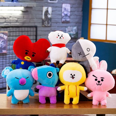 Gấu bông hoạt hình army bangtan kpop idol 10cm 20 cm 30cm