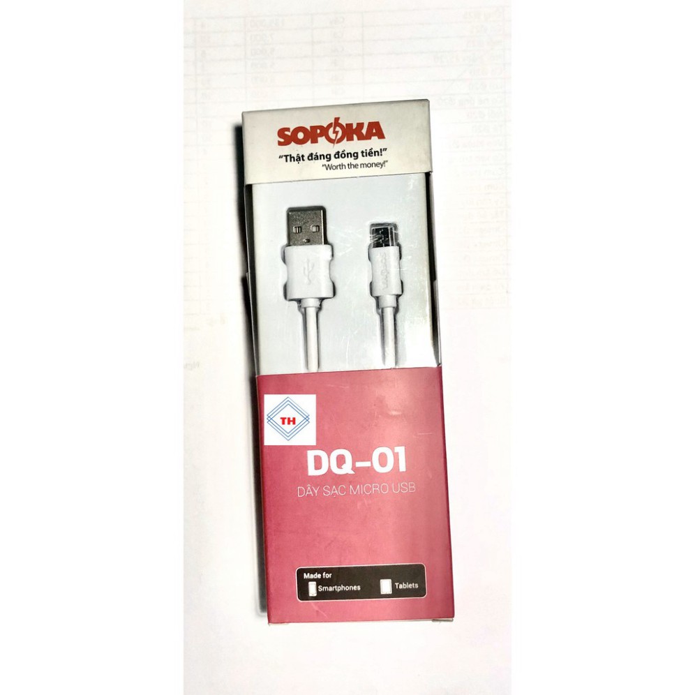 Dây sạc Micro USB SOPOKA, DQ - 01