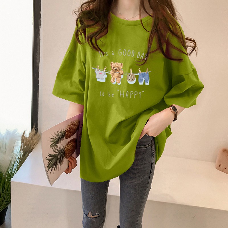 NRVP 2021 summer new Korean short-sleeved T-shirt women loose all-match blouse women clothes