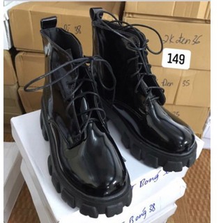 .GIÀY BOOT DA LOLITA KÈM ẢNH THẬT