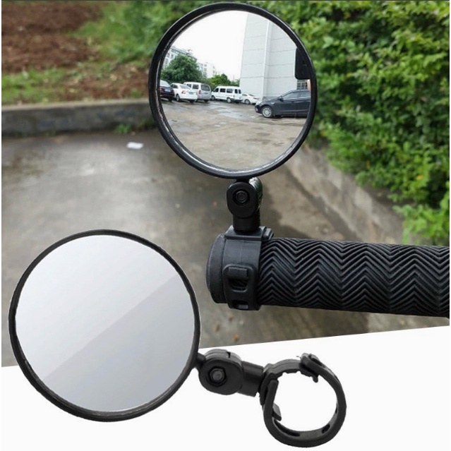 Gương Chiếu Hậu Xe Đạp Loại Tròn Có Thể Xoay Và Gập 360 Độ