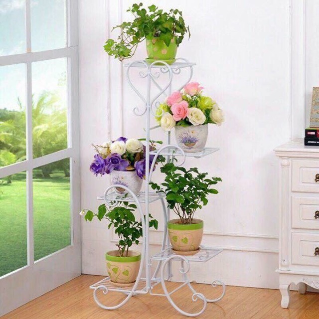 Kệ để chậu hoa chơi tết