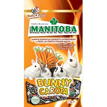 cỏ nén Bunny Carota Manitoba 1kg dành cho mọi loại thỏ