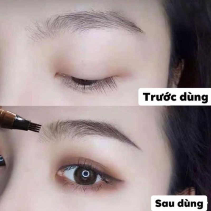 Bút kẻ mày phẩy sợi SUAKE Tint My 4-Tip Brown | BigBuy360 - bigbuy360.vn