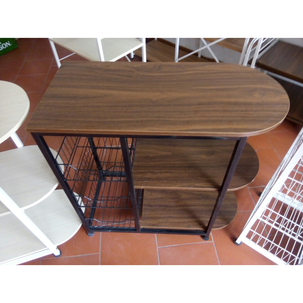 Kệ để lò vi sóng, lò nướng 3 ngăn YL176 80x38x37 cm | BigBuy360 - bigbuy360.vn