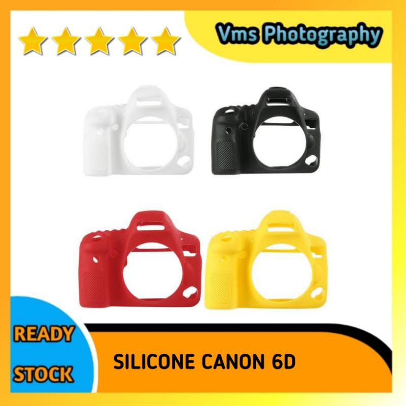 Silicone Vỏ Silicon Bảo Vệ Cho Máy Ảnh Canon 6d - Canon 6d Sự Bảo Vệ