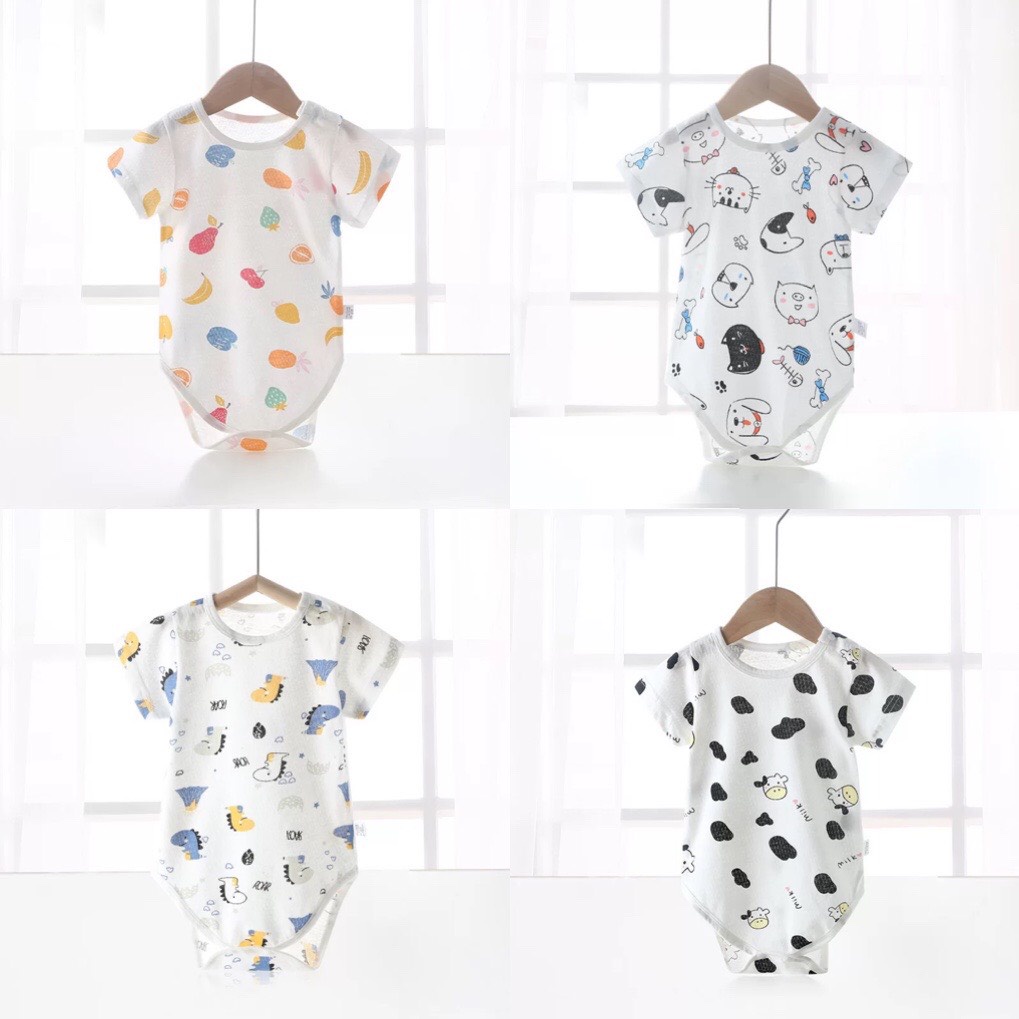 Body Chip, Bodysuit Cho Bé Hàng Quảng Châu Mềm Mát, Thoáng Khí