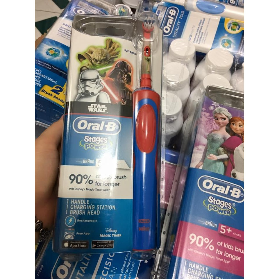 ☾㍿☍Bàn chải đánh răng điện Oral-B Vitality