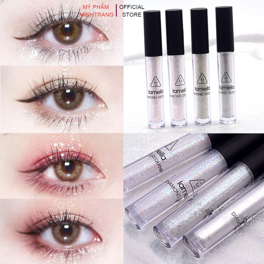 Nhũ mắt Lameila Diamond 1030,nhũ mắt kim tuyến lấp lánh,đẹp,bền màu,kháng nước,sáng bóng cho đôi mắt lung linh quyến rũ