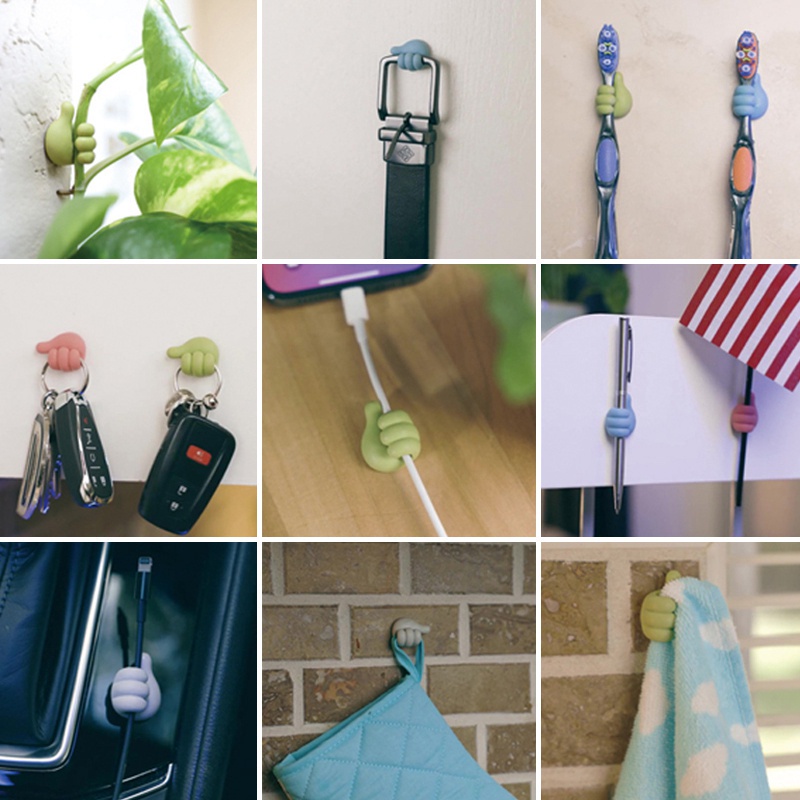 Móc treo đồ gắn tường hình bàn tay sáng tạo dễ thương sắp xếp đồ gọn gàng