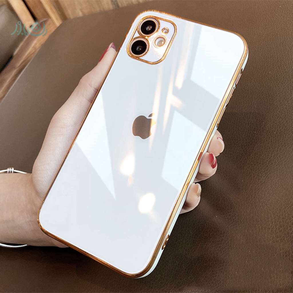 Ốp Điện Thoại Kính Cường Lực Mạ Điện 6d Thời Trang Cho Iphone 11 12 Pro Max X Xs Max Xr 7 + 8 Plus Se 2020 11 Pro Max