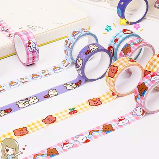 Băng Keo Dán Trang Trí Hình Gấu Dễ Thương DIY