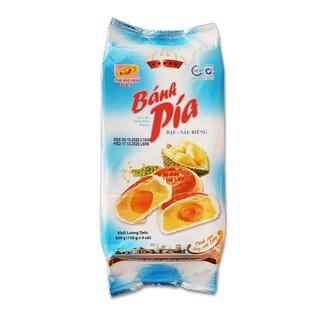 Bánh pía đậu sầu riêng tân huê viên loại 5 sao 600g x 4 cái