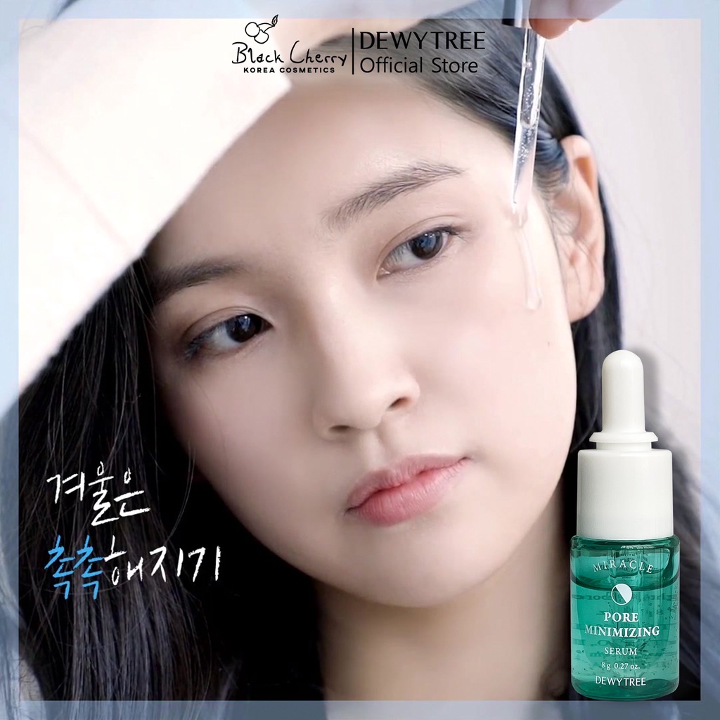 Tinh chất dưỡng trắng da trà xanh cấp ẩm se khít lỗ chân lông và chống lão hóa Dewytree Serum Mini Size 8g