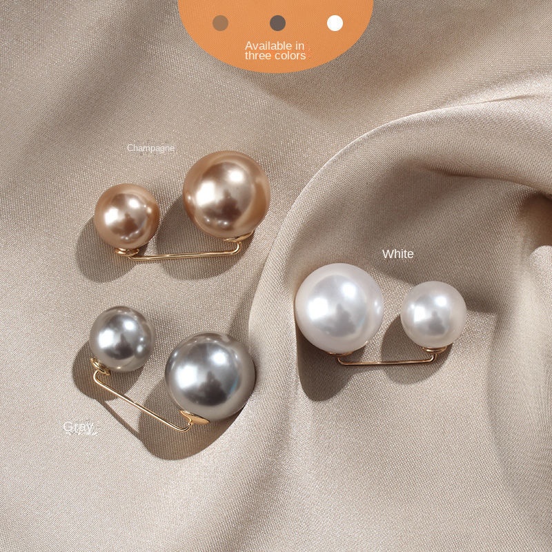 Ghim Cài Áo Đính Ngọc Trai Nhân Tạo