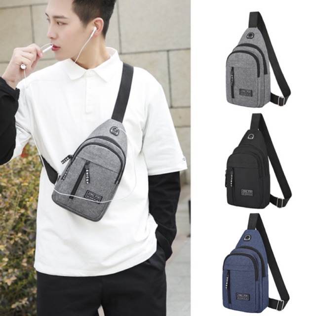 Túi đeo chéo vải bố thời trang TX9125