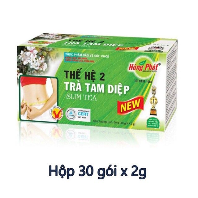 Trà Tam Diệp thế hệ 2_Hỗ trợ giảm cân, thanh nhiệt, giải độc