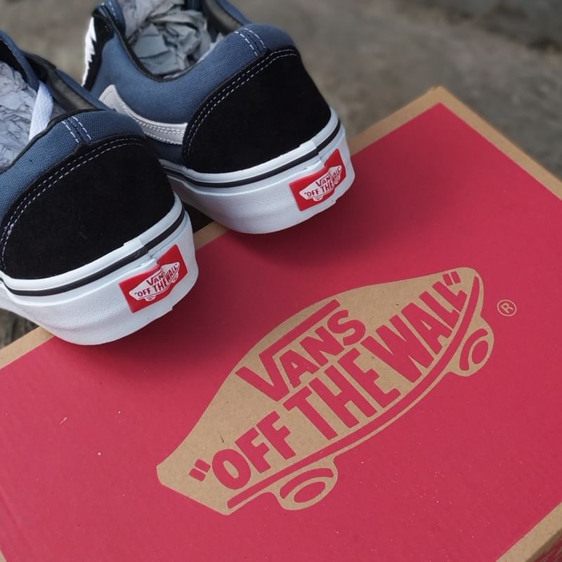 Giày Vans Old Skool Màu Xanh Navy Thời Trang Trẻ Trung