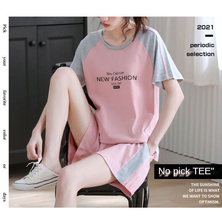 Set Đồ Thể Thao Gồm Áo Thun Tay Ngắn Và Quần Ngắn Thời Trang Cho Nữ