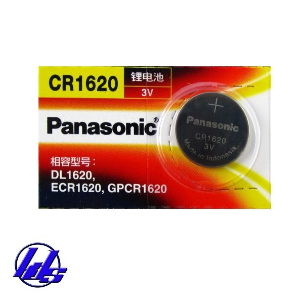 Pin CR1620 Panasonic 3V Lithium chính hãng Panasonic Nhật - Vỉ 1 viên