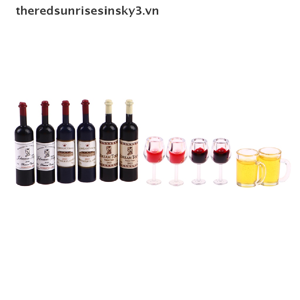 Set 5 Ly Rượu / Bia Đồ Chơi Búp Bê Cỡ 1 / 12