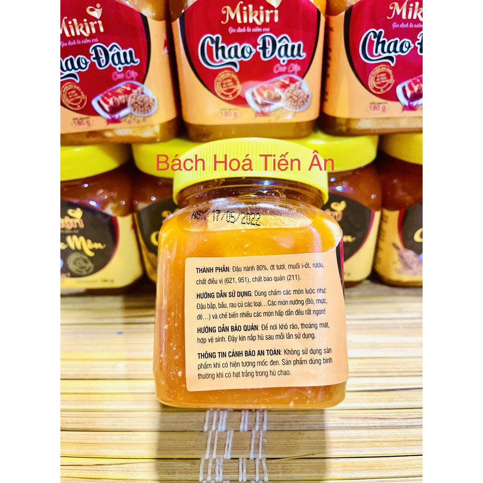 Hũ Chao Cao Cấp Mikiri 180g