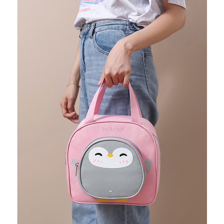 Túi Đựng Cơm Trưa In Hình Xinh Xắn