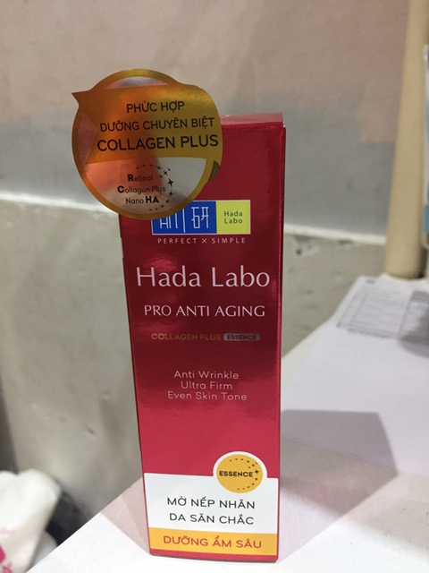 Tinh chất dưỡng chuyên biệt chống lão hóa Hada Labo Pro Anti Aging Essence 30g