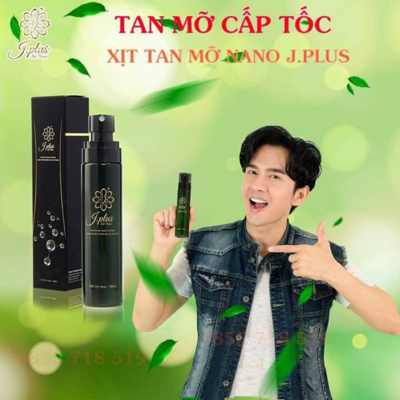 Xịt Tan Mỡ NaNo J.PLUS (Cam Kết Chính Hãng)