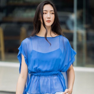 Áo sơ mi Elise nguyên tag S,M,L thanh lý