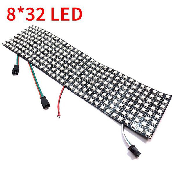 Mạch LED Ma Trận Full Màu RGB 8*32 WS2812B - 5VDC