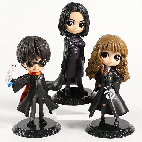 Set 3 Mô Hình Nhân Vật Trong Phim Harry Potter Trang Trí Bánh Kem Fg649