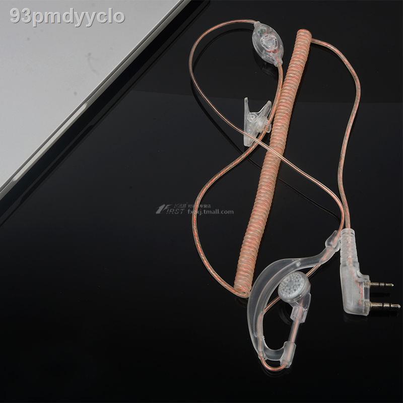 ✌ ﹍♟┅Tai nghe bộ đàm Tai nghe điện thoại Loại móc tai Loại trong tai Dây dày đầu K Cáp tai nghe đa năng tron