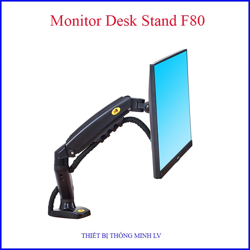 Giá treo màn hình máy tính NB-F80 (gắn bàn) | BigBuy360 - bigbuy360.vn