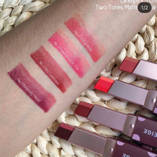 Son 2 màu Laneige Two Tone Matte Lip Bar