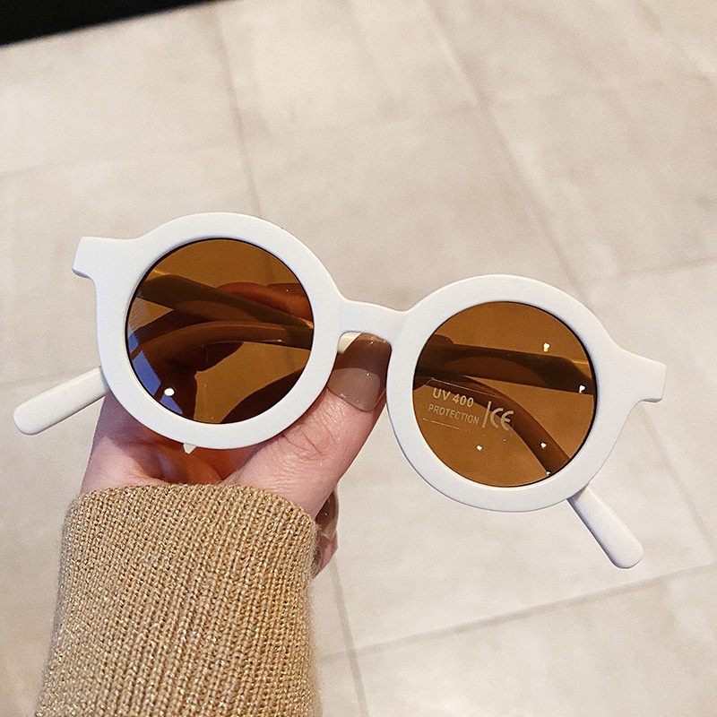 Kính Mát Tròn Chống Tia UV Thời Trang Cổ Điển Cho Bé JP5