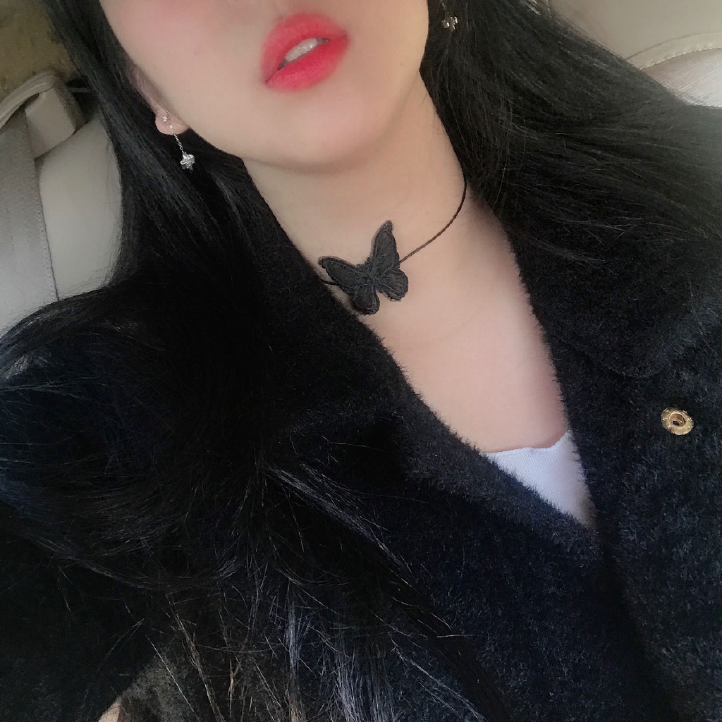 Dây Chuyền Thêu Hình Bướm Thời Trang Dành Cho Nữ 22216