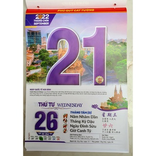 Lịch hộp khổ 20x30cm DVA