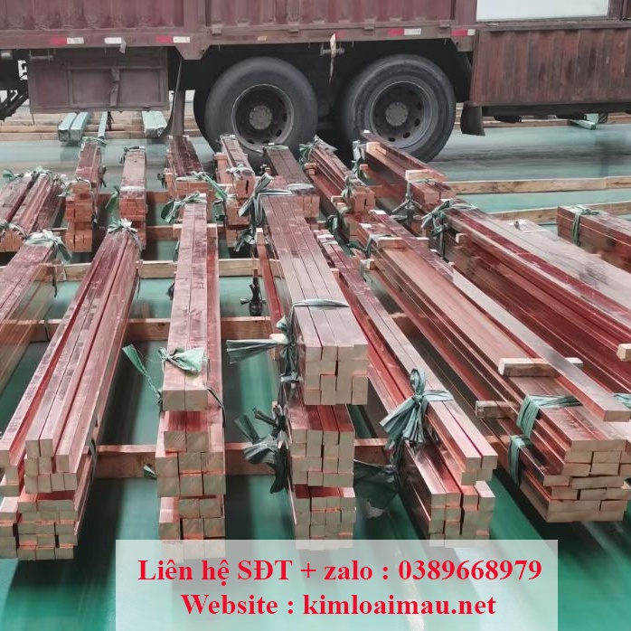 Thanh đồng đỏ dày 3mm dài 1 mét