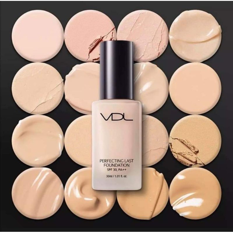 Kem Nền Che Khuyết Điểm VDL PERFECTING LAST FOUNDATION SPF30/PA ++ 30ML