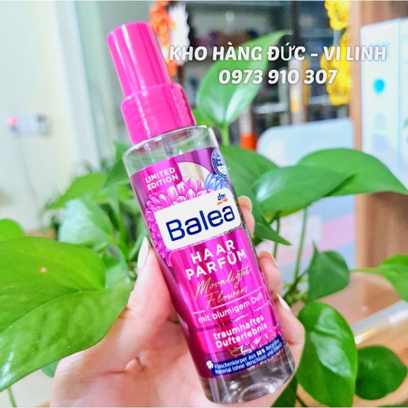(Bản giới hạn)Nước hoa cho tóc Balea Moonlight Flowers, 100 ml