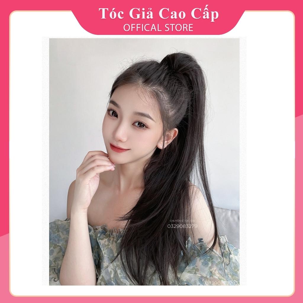 Tóc giả ngoặm mini cúp lơi tự nhiên, sợi tơ đẹp, DW76