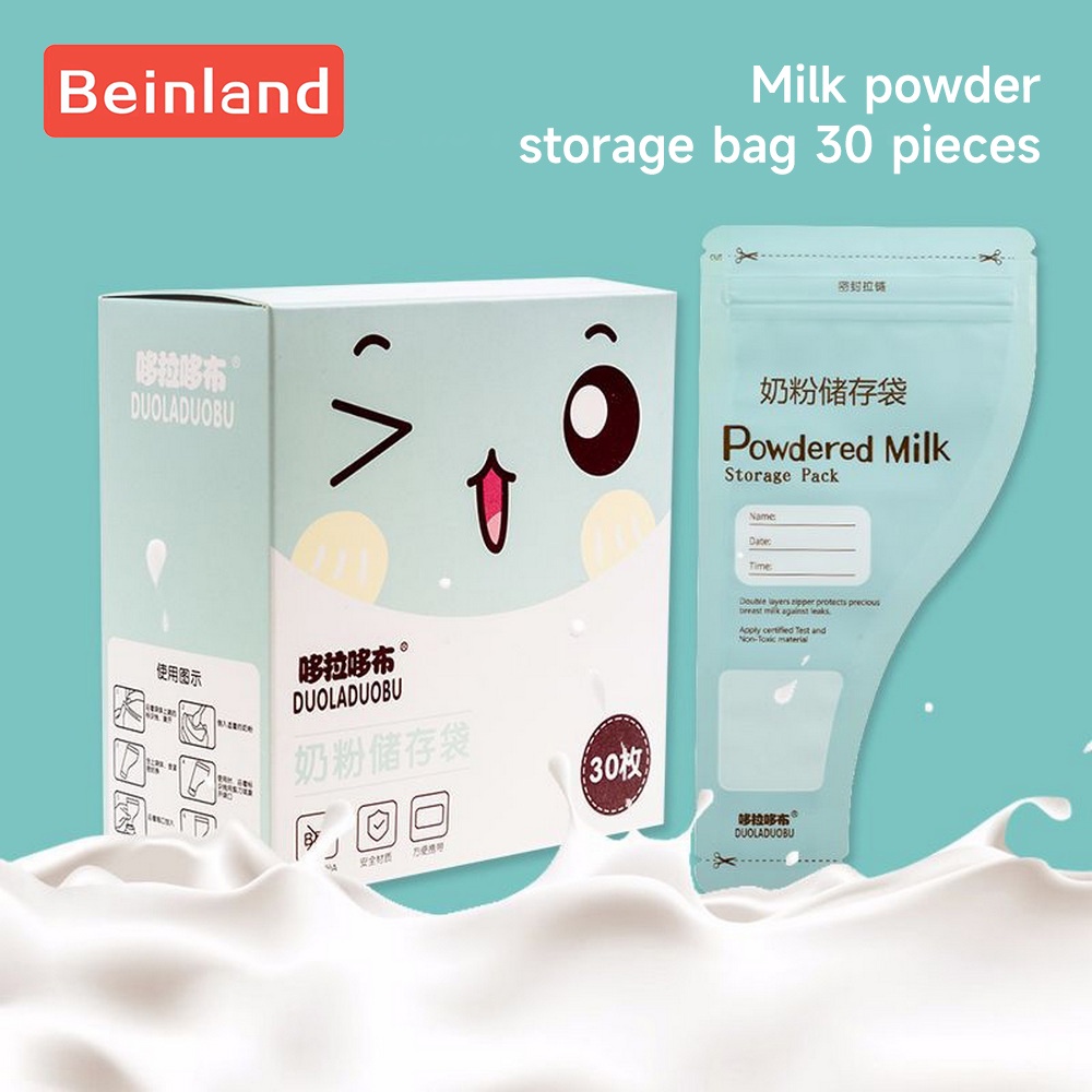 Bộ 30 Túi Đựng Sữa Bột Dùng Một Lần Đóng Kín Tự Đóng Kín Và Chống Chảy Xệ