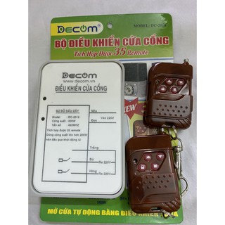 BỘ ĐIỀU KHIỂN CỬA CỐNG TỰ ĐỘNG DC - 2018