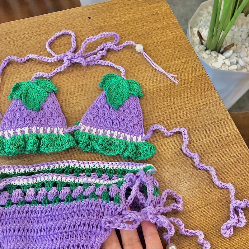 Bộ Đồ Bơi Cho Bé Gái- Bikini Handmade Siêu Xinh Siêu Độc