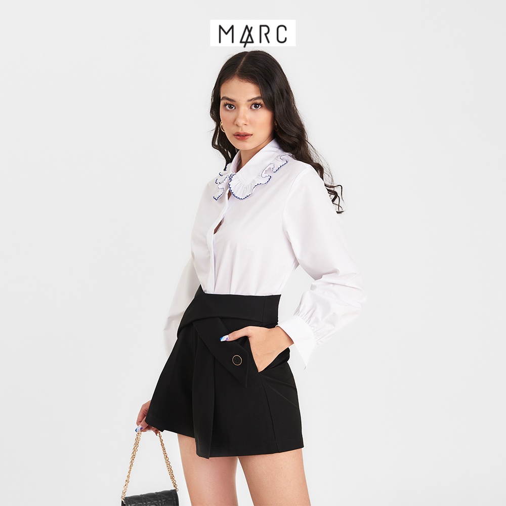 Quần short nữ MARC FASHION đai chéo đính nút kiểu