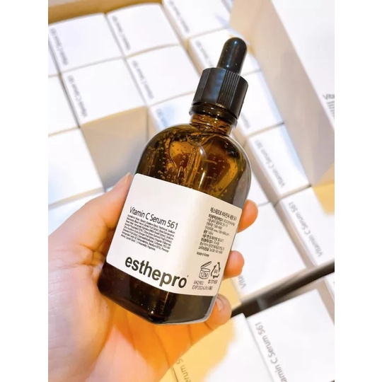TINH CHẤT SERUM DƯỠNG TRẮNG DA Vitamin C 561 Esthemax - serum trắng da hiệu quả của Spa Hàn